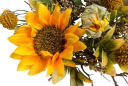Kunstkranz Sonnenblumenkranz | Gelb