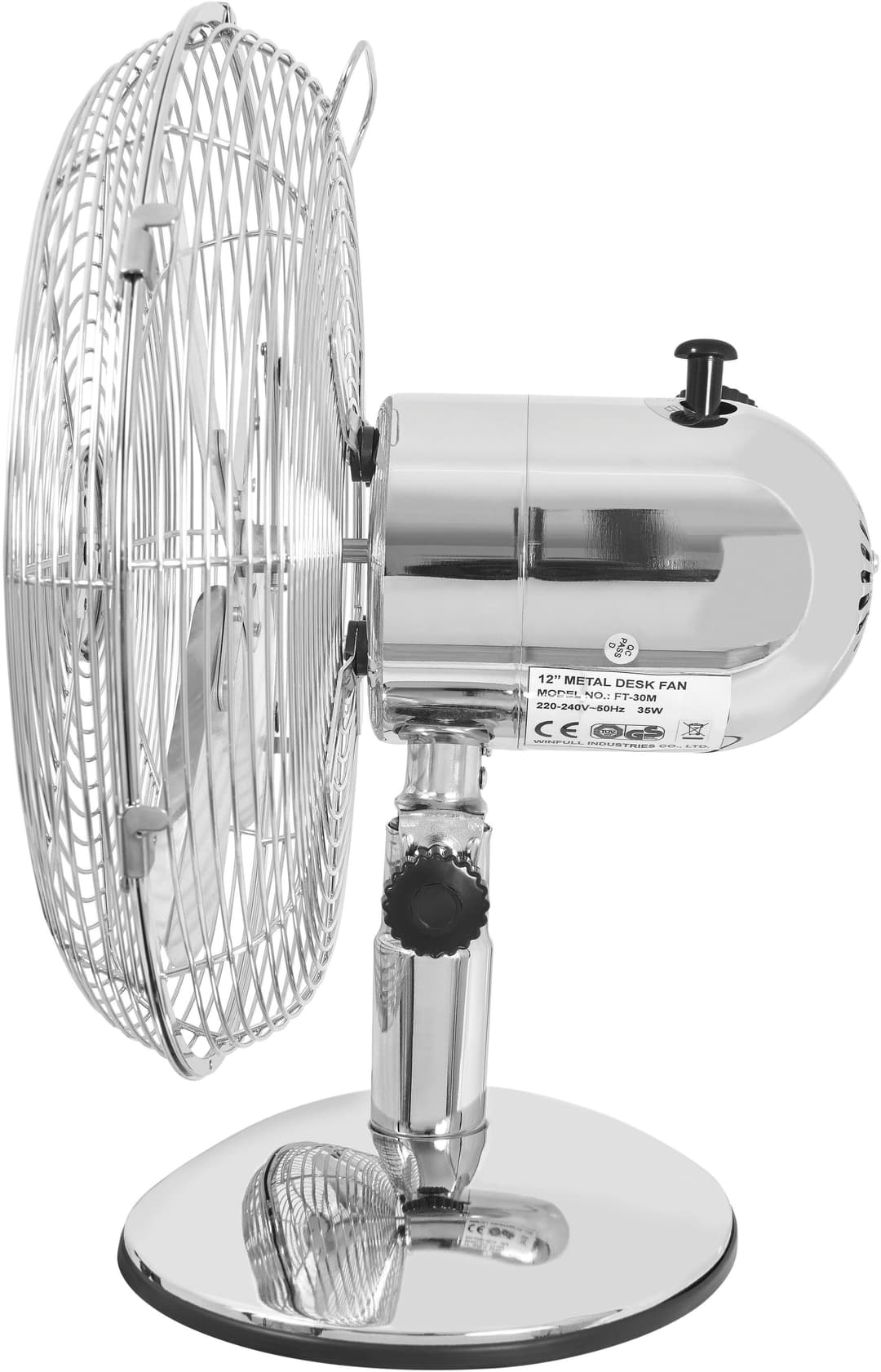KLARBACH Tischventilator VT 36002 ch | Silber