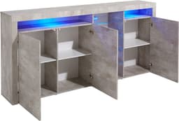 borchardt Möbel Highboard Santa Fe | Grau