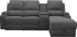 OTTO home Ecksofa NAPORI Multimediasofa | Grau
