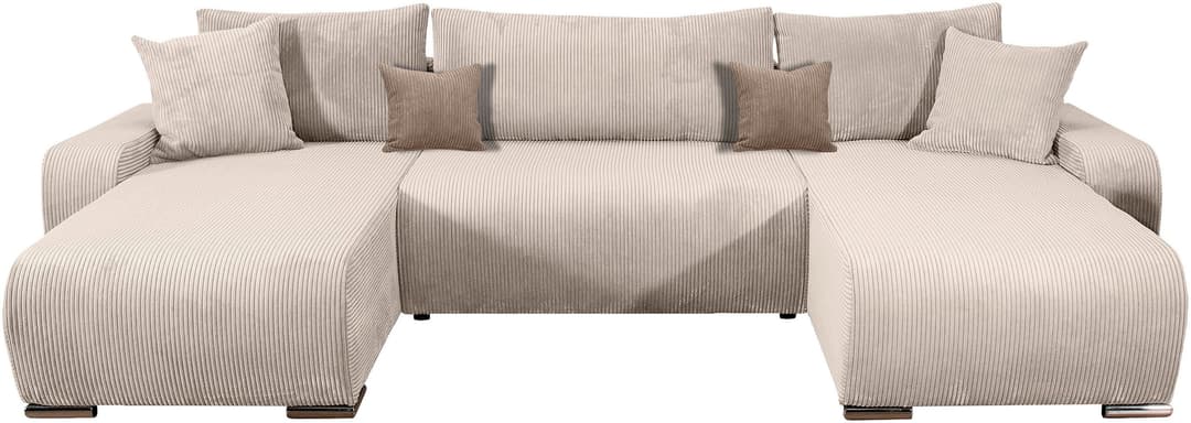 COLLECTION AB Wohnlandschaft Paola U-Form | Beige