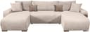 COLLECTION AB Wohnlandschaft Paola U-Form | Beige