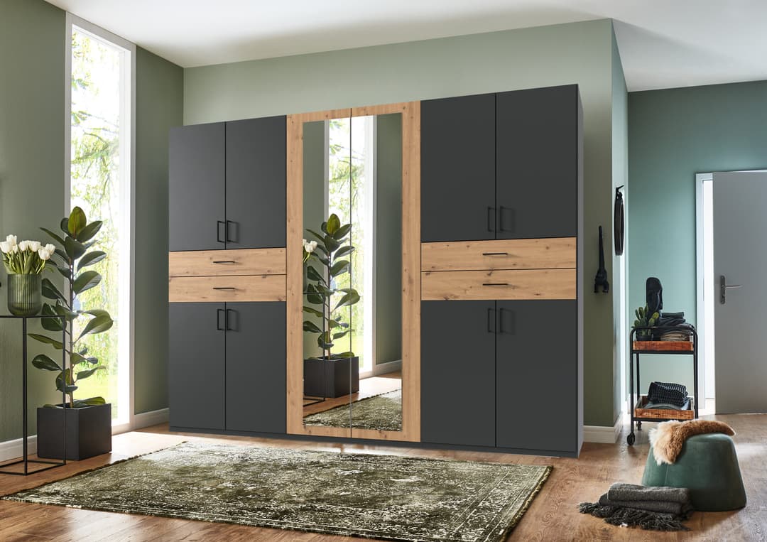Wimex Kleiderschrank Taiga | Grau