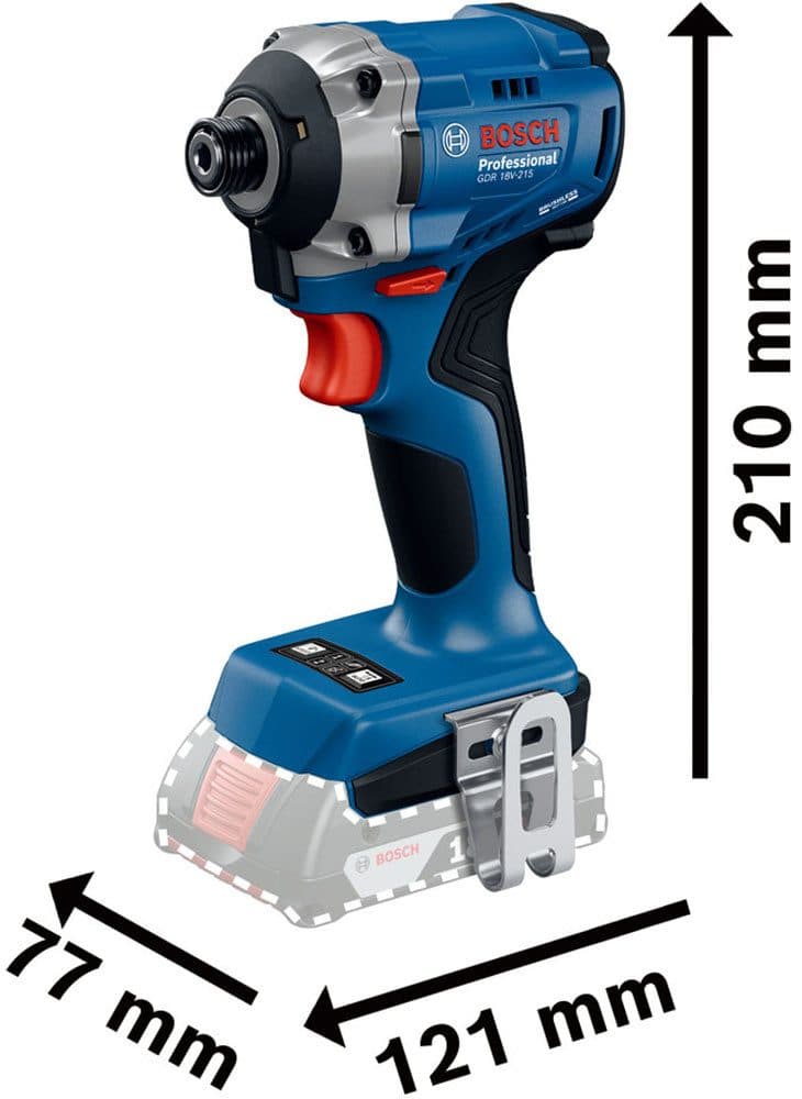 Bosch Professional Akku-Drehschlagschrauber GDR 18V-215 | Blau