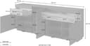OTTO home Sideboard SILKE | Grau 4