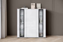 Home affaire Highboard Caro | Weiß
