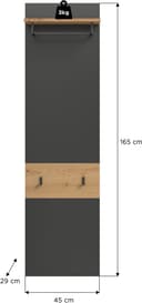 Home affaire Garderobenpaneel REHAT | Grau 5