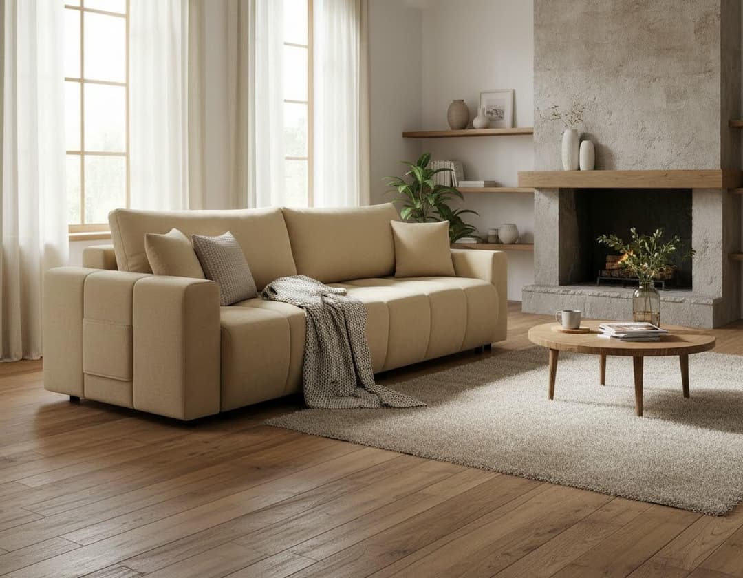 OTTO home Schlafsofa YLVAA | Beige
