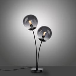 JUST LIGHT Tischleuchte BIG WIDOW | Schwarz