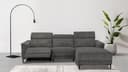 OTTO home Ecksofa LUND Cord | Grau