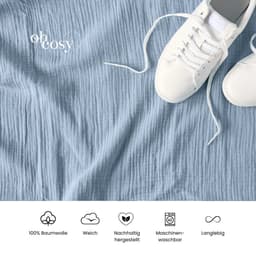 Oh cosy Bettwäsche Sally | Blau
