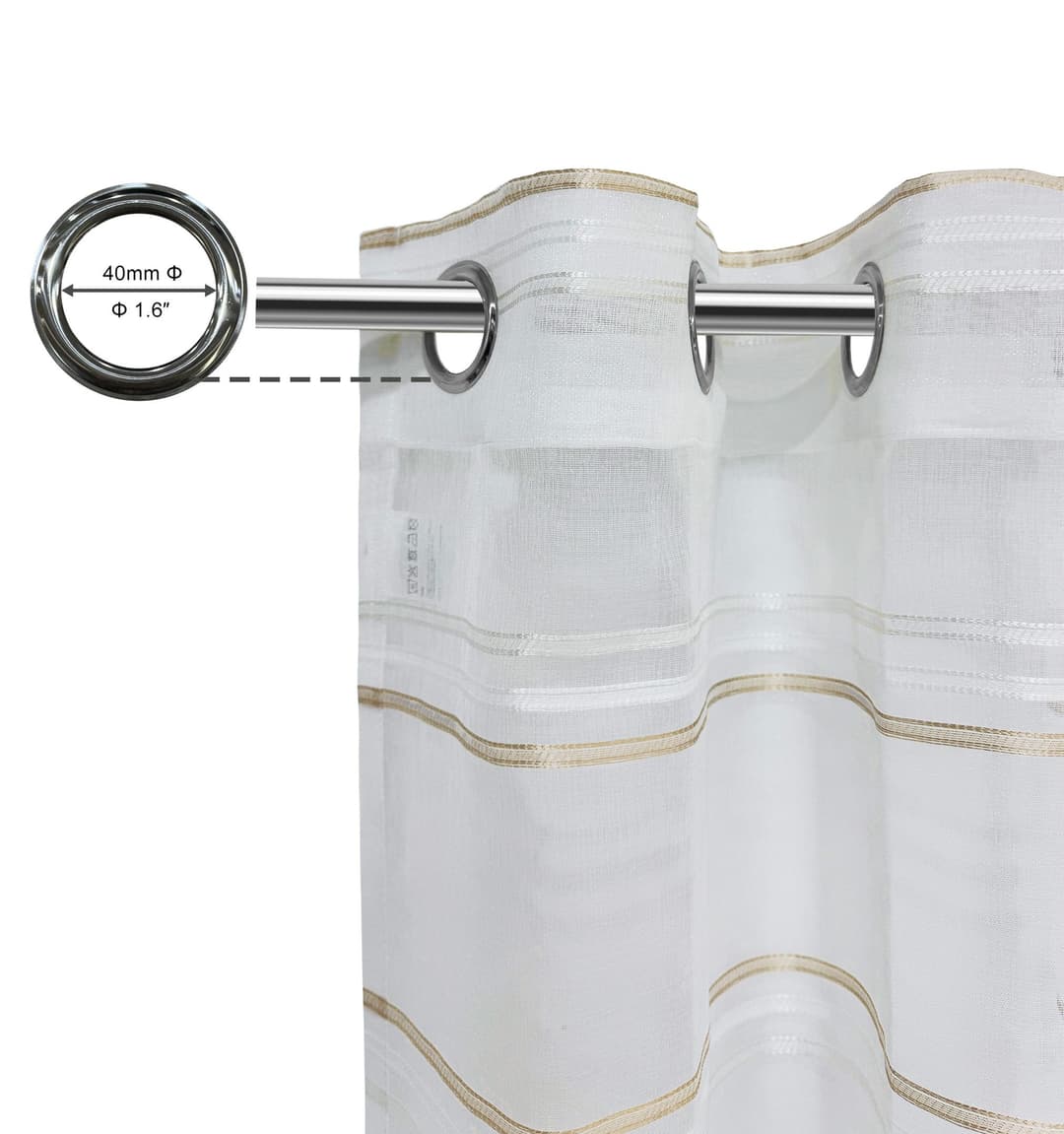 OTTO home Gardine Sirii | Beige