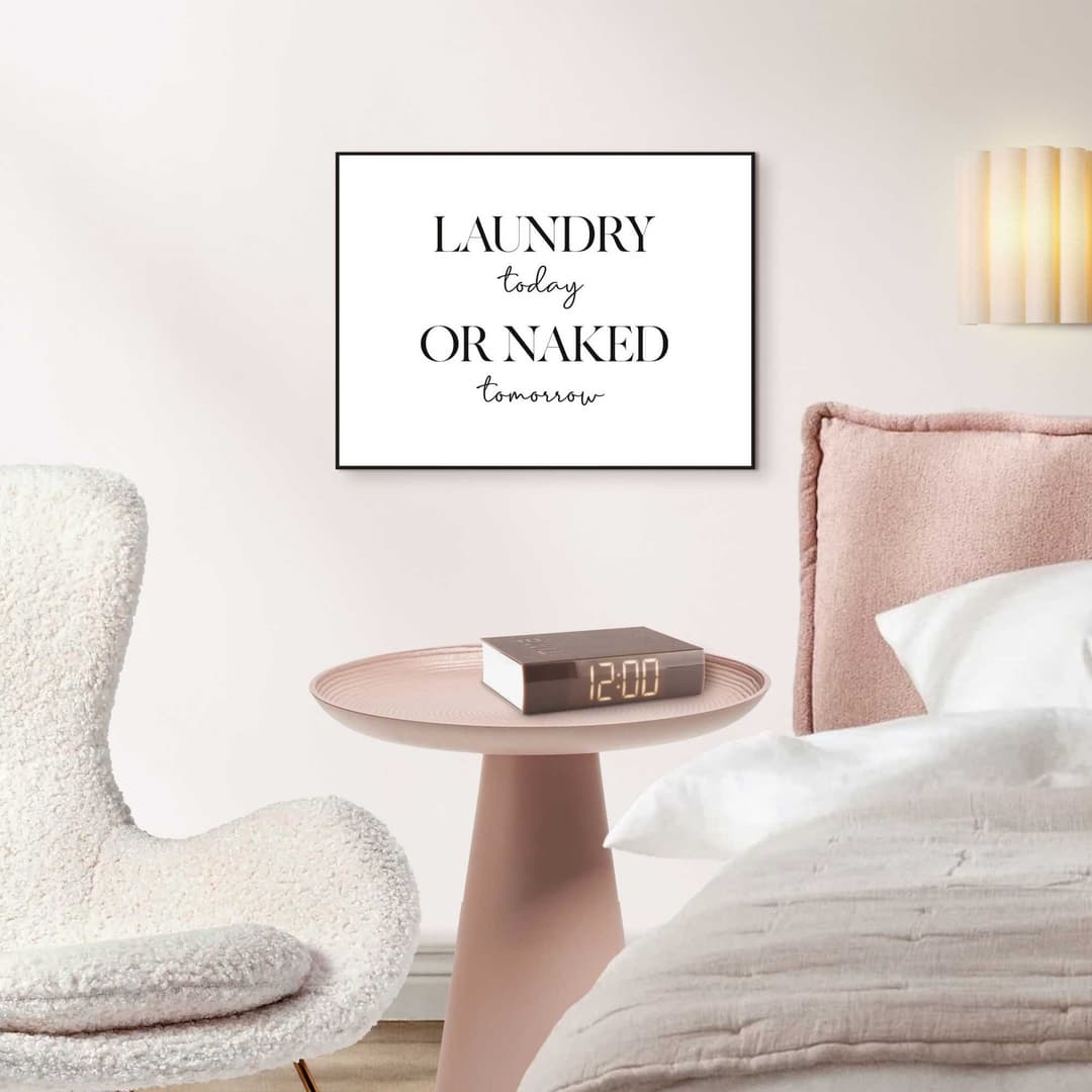 Reinders! Poster Naked Laundry | Schwarz