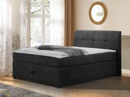 Home affaire Boxspringbett Finja | Schwarz