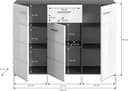 Home affaire Sideboard Rumba | Weiß 5