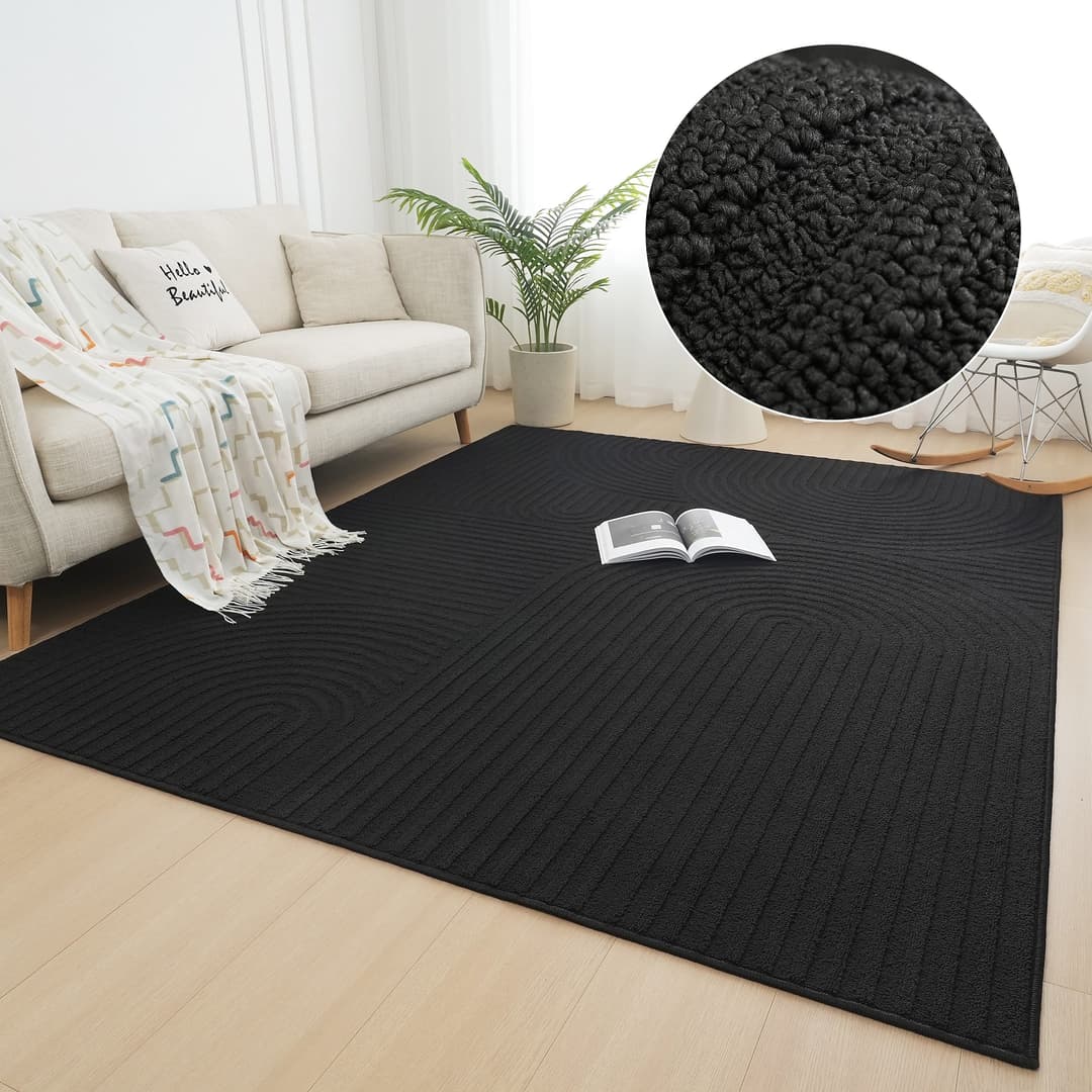 OTTO home Teppich Jola | Schwarz