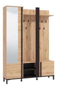 Home affaire Kompaktgarderobe Nino | Holztöne