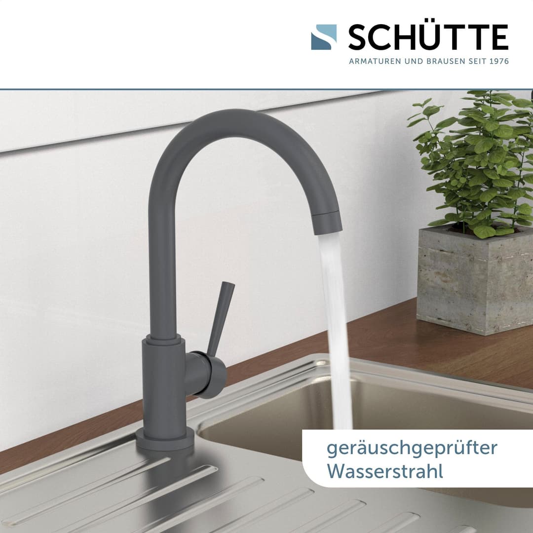 Schütte CORNWALL Spültischarmatur | Grau