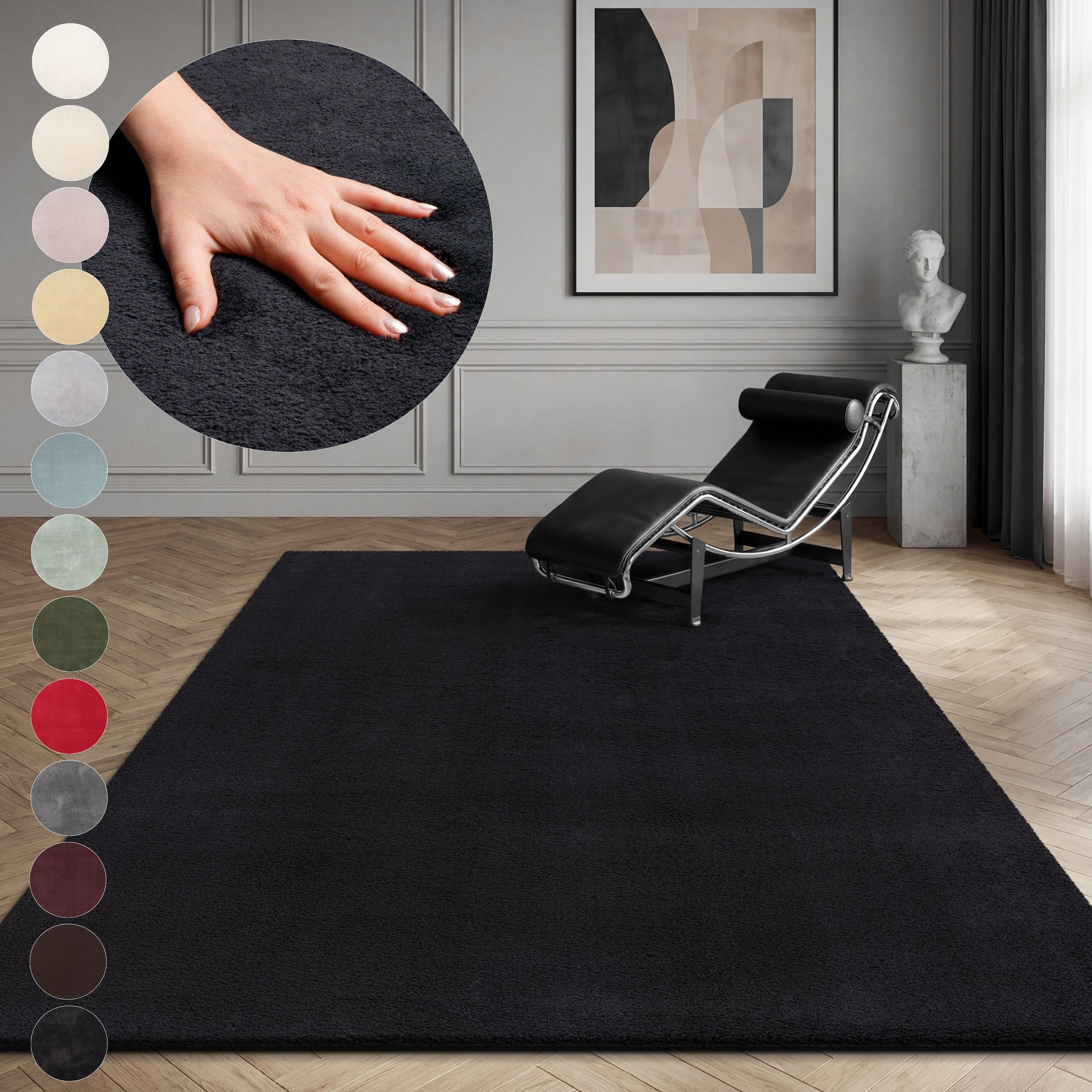 OTTO home Teppich Arabell | Schwarz