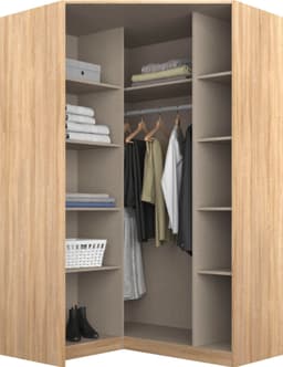 rauch Eckkleiderschrank Bremen | Holztöne