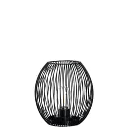 LEONARDO LED Tischleuchte Laterne CASOLARE | Schwarz