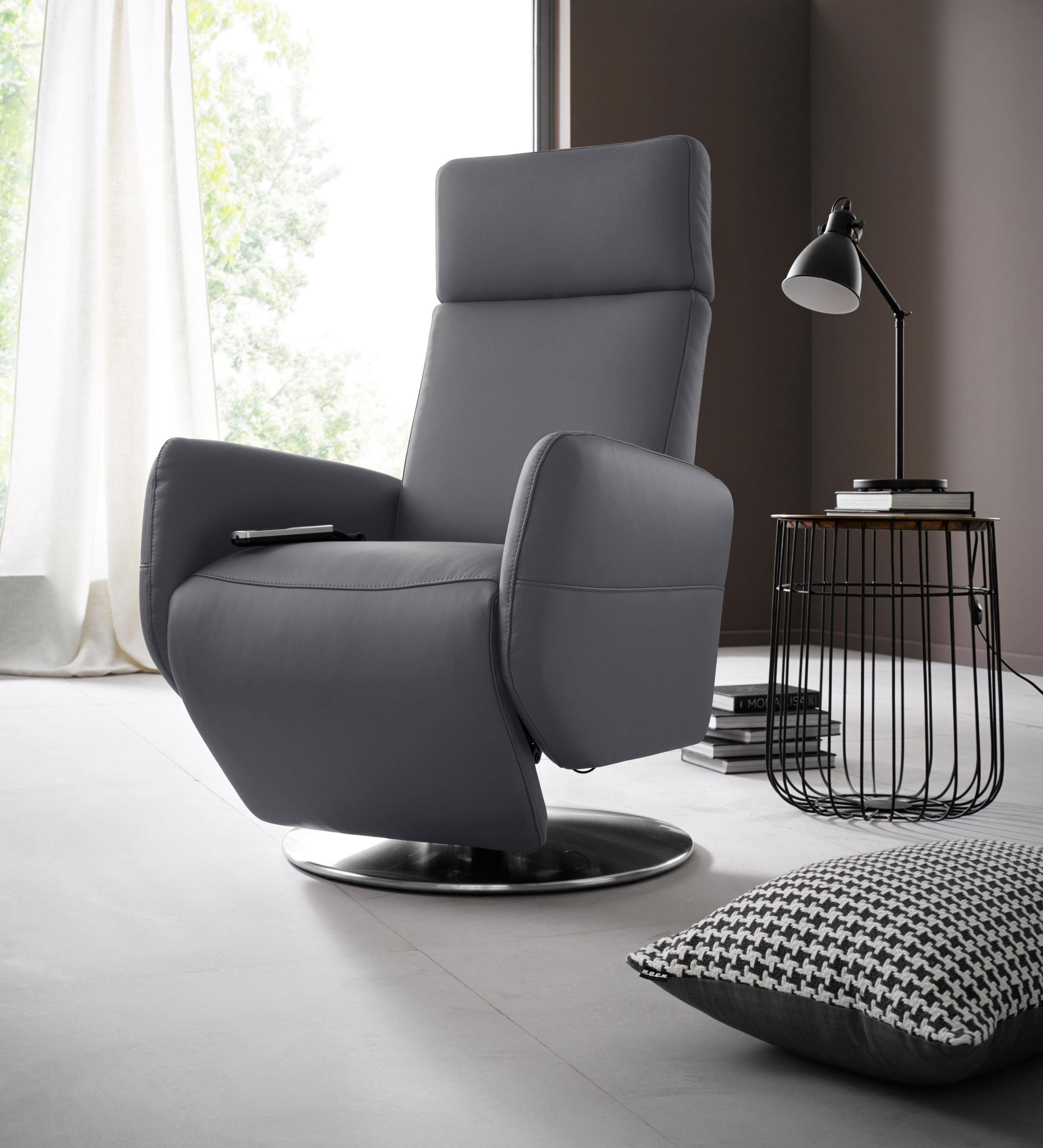sit&more Relaxsessel Kobra | Grau