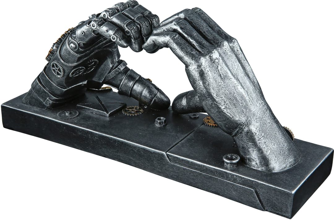Casablanca by Gilde Dekofigur Steampunk Hand | Silber