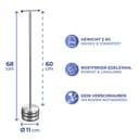 Wenko Türstopper Modell Big Boy | Silber 3