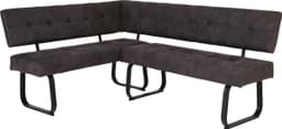 HELA Eckbank LUISE Polsterbank Esszimmer | Grau