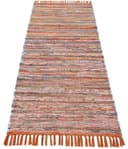 carpetfine Kelim Chindi Läufer | Mehrfarbig