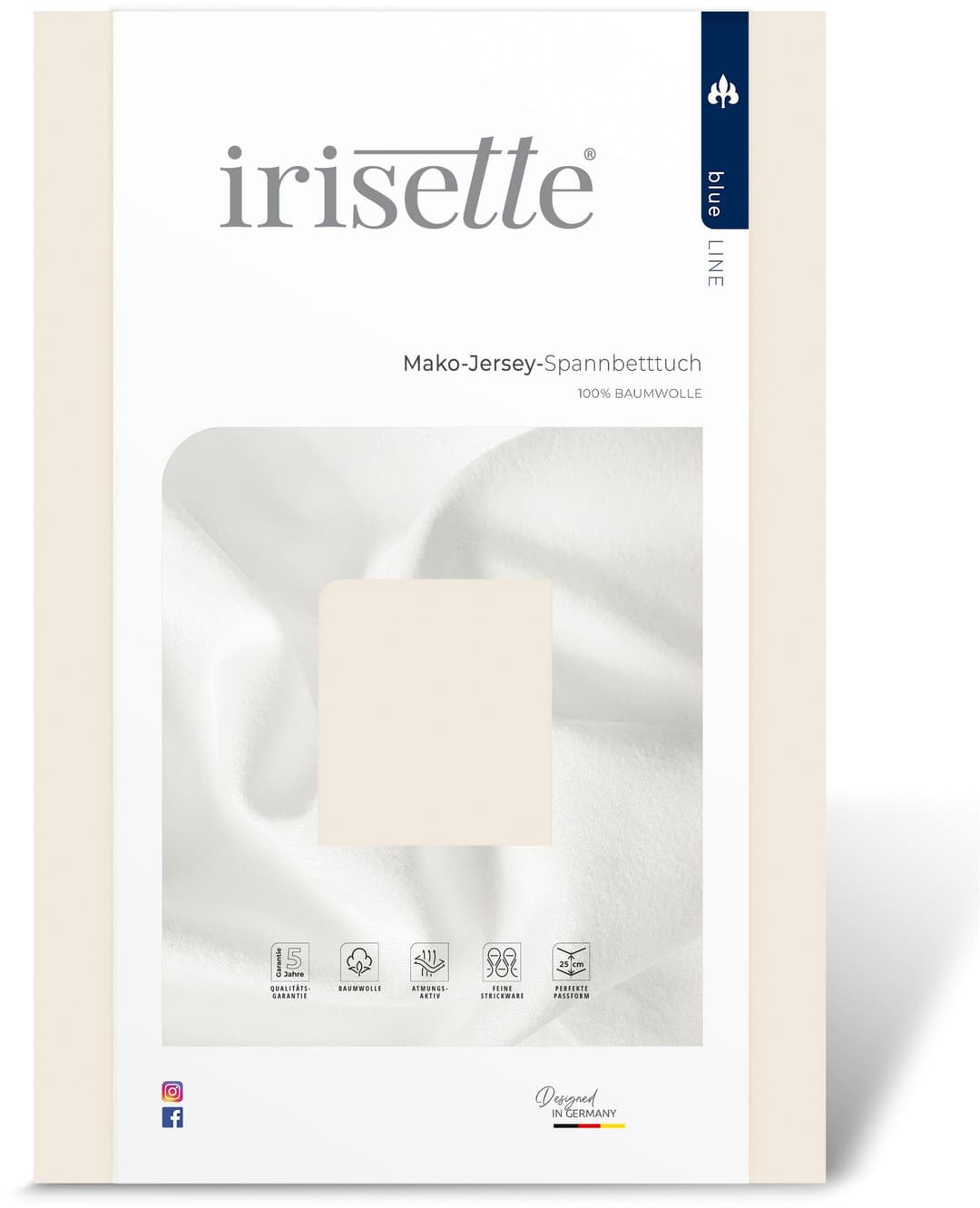 Irisette Spannbettlaken Jupiter | Beige