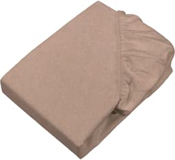 SETEX Bettlaken Feinbiber Melange Spannbetttuch | Beige