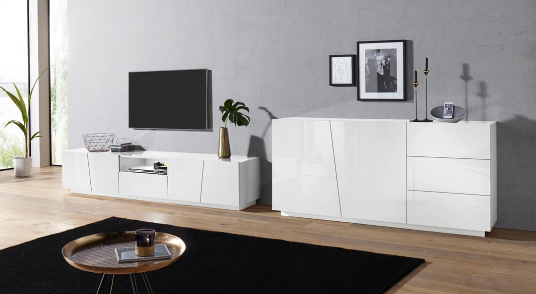Home affaire Lowboard Vega | Weiß