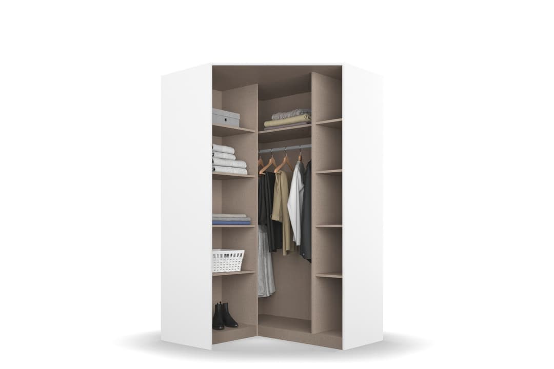 OTTO home Eckkleiderschrank AGORDO | Weiß