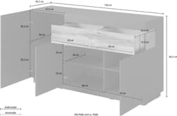 OTTO home Sideboard SILKE | Grau
