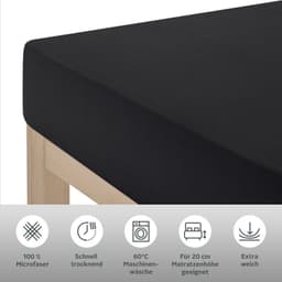 OTTO home Bettlaken Desner | Schwarz