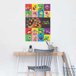 Reinders! Poster Super Mario | Mehrfarbig
