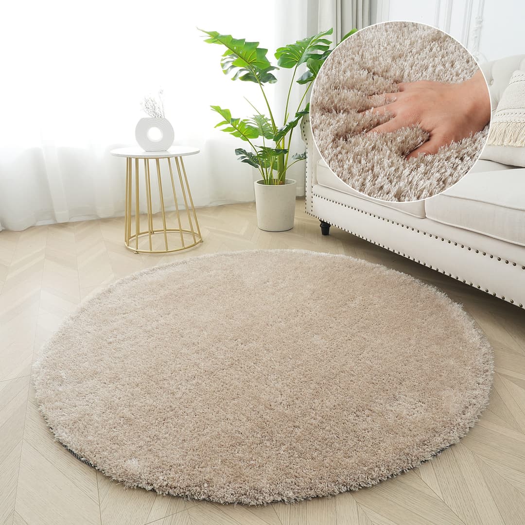 Bruno Banani Hochflor-Teppich Dana Teppich | Beige