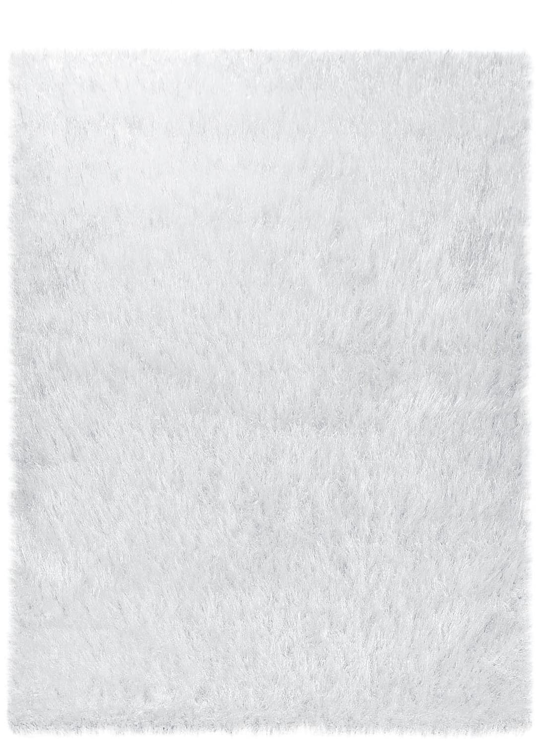 Paco Home Hochflor-Teppich Glamour 300 | Weiß