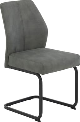 HEL A Freischwinger NEPTUN Esszimmerstuhl-Set | Grau