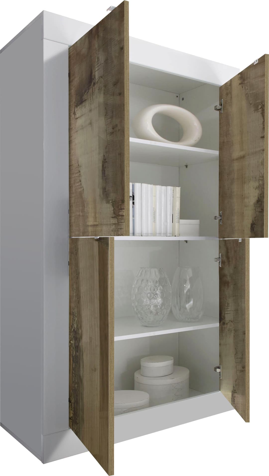 Home affaire Highboard Basic | Weiß
