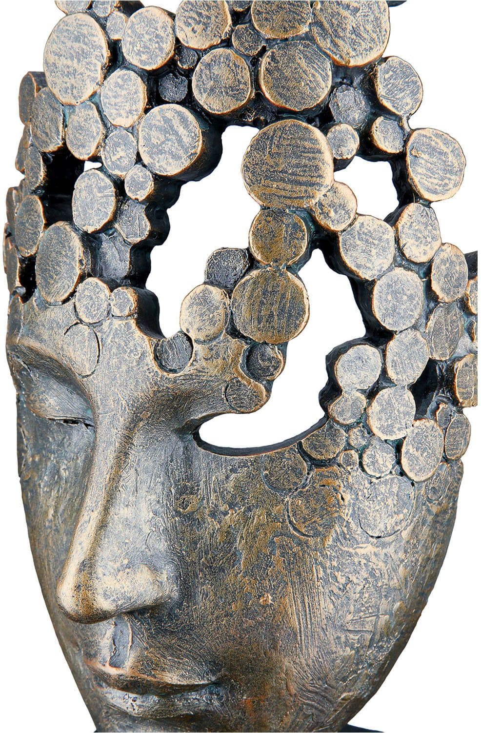Casablanca by Gilde Dekofigur Skulptur "Female Mask" | Bronze