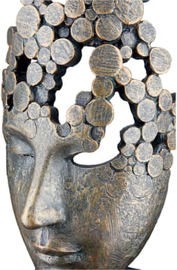 Casablanca by Gilde Dekofigur Skulptur "Female Mask" | Bronze