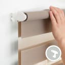 Doppelrollo Duo Rollo Klemmfix | Braun 5