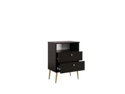 home affaire Nachttisch Elyria | Schwarz
