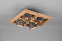 TRIO Leuchten Deckenleuchte Bell | Metall