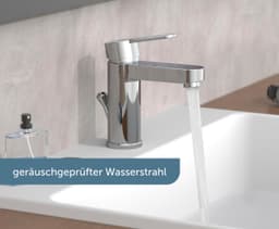 Schütte ELEPHANT Waschtischarmatur | Silber