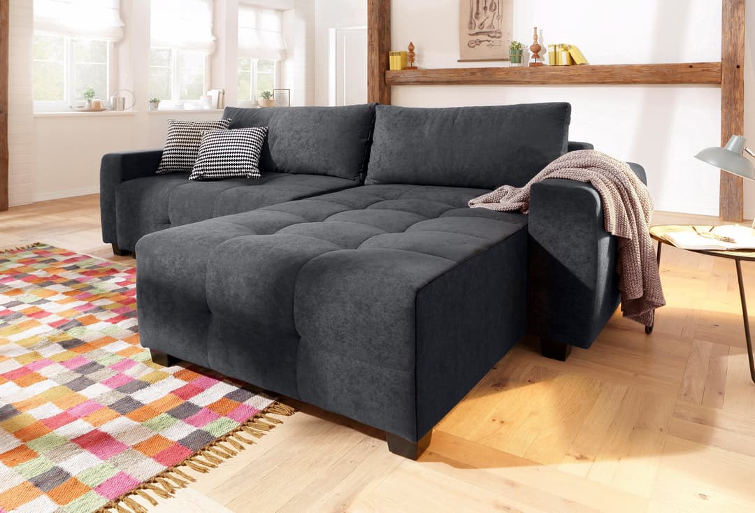 Home affaire Ecksofa Bella | Grau