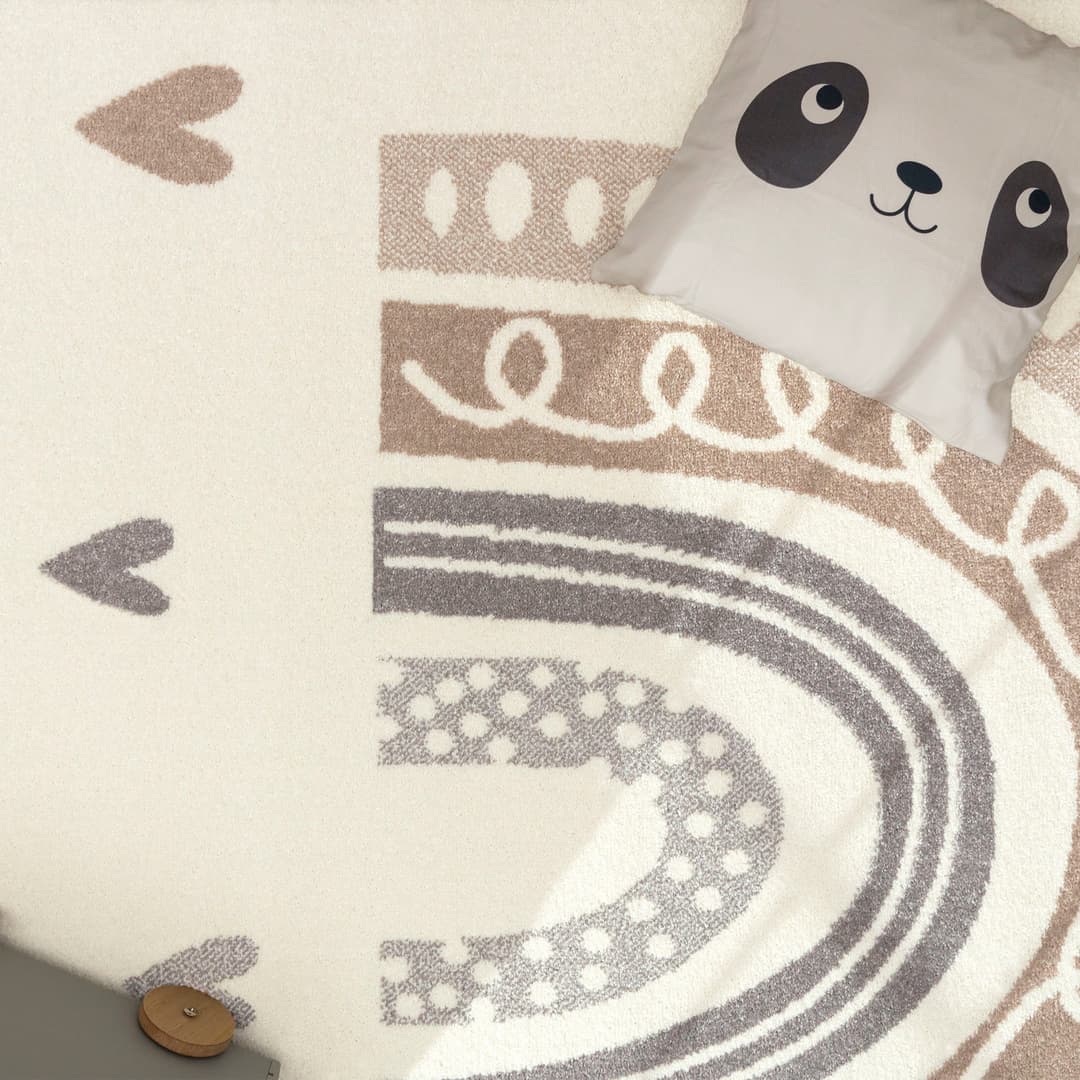 Paco Home Kinderteppich Nino 887 | Beige