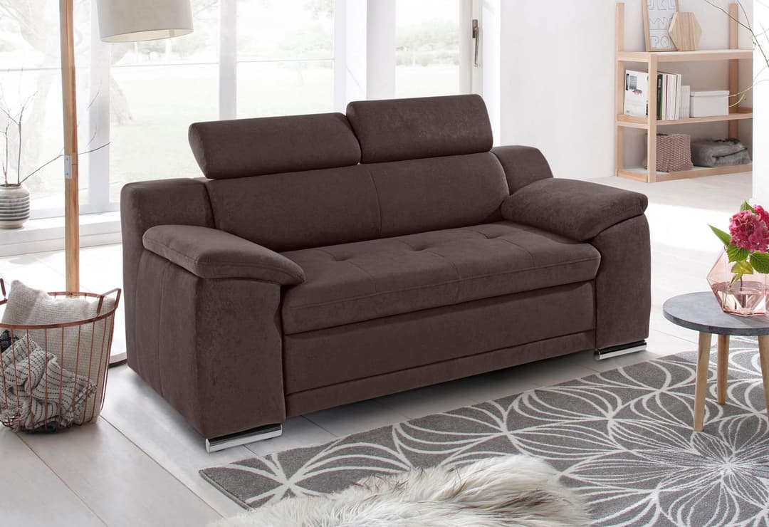 sit&more 2-Sitzer Andiamo | Braun